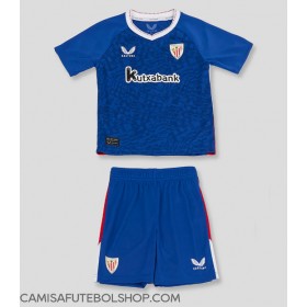 Camisa de time de futebol Athletic Bilbao Replicas 1º Equipamento Infantil 2024-25 Manga Curta (+ Calças curtas)